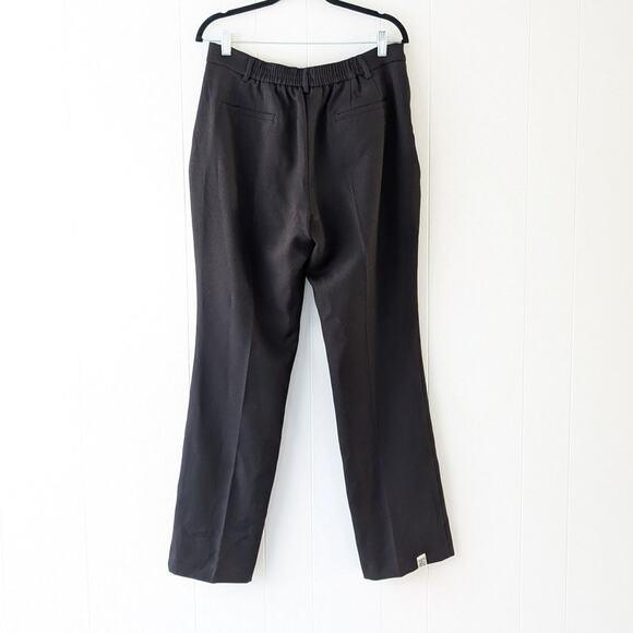 NWT The Giving Movement Black Skinny Split Pleather Textured Pants , size XL - Picture 2 of 11